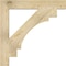 Ekena Millwork Merced Block Rough Sawn Bracket, Douglas Fir, 4"W x 30"D x 30"H BKT04X30X30MRC05RDF - alternate 4
